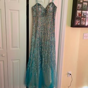 Blue Prom Dress